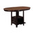 Lavon Transitional Light Oak and Espresso Counter-Height Table