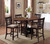 Lavon Transitional Light Oak and Espresso Counter-Height Table