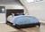 Dorian Brown Faux Leather Upholstered King Bed