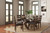 Alston Rustic Knotty Nutmeg Dining Table