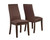 Spring Creek Industrial Chocolate Dining Chair, Set of Two