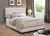 Boyd Upholstered Ivory Twin Bed