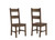 Coleman Rustic Golden Brown Dining Chair, Set of Two