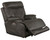 Naples Power Headrest Power Lay Flat Recliner w/Extended Ottoman Steel