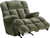 Cloud 12 Power Chaise Recl w/Lay Flat Feature Sage