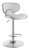 Contemporary White Adjustable Bar Stool (120389)