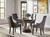 Phelps Traditional Grey Demi-Wing Chair, Set of Two