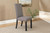 Jamestown Upholstered Side Chairs Charcoal (Set Of 2)