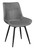 Grey Upholstered Side Chairs Grey (Set of 2)