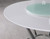 Abby Round Dining Table With Lazy Susan White And Chrome (110321)