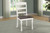 Madelyn Ladder Back Side Chairs Dark Cocoa And Coastal White (Set of 2)