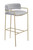 Grey Bar Stool