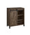 Bar Cabinet With Sliding Door Rustic Oak