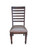 Avenue Collection Brown Hot Pressed Delphine Ladder Back Side Chairs Brown (Set of 2)
