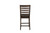 Avenue Collection Brown Hot Pressed Delphine Ladder Back Counter Height Chairs Brown (Set of 2)