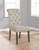 Beige Calandra Tufted Back Side Chairs Rustic Brown And Beige (Set of 2)