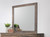 Frederick Collection Frederick Square Mirror Weathered Oak