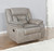 Taupe Swivel Glider Recliner