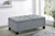 Accent : Benches & Ottomans Grey Corner Split Storage Bench Grey