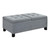 Accent : Benches & Ottomans Grey Corner Split Storage Bench Grey