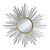 Sunburst Wall Mirror Champagne And Silver