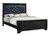 Penelope Collection Mid Night Star Penelope Queen Bed With Led Lighting Black And Midnight Star (223571Q)