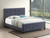 Fairfield Upholstered Bed Dark Grey Fairfield Queen Upholstered Panel Bed Dark Grey