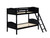 Littleton Bunk Bed Littleton Twin/twin Bunk Bed With Ladder Black