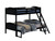 Littleton Bunk Bed Littleton Twin/full Bunk Bed With Ladder Black