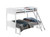 Littleton Bunk Bed Littleton Twin/full Bunk Bed With Ladder White