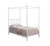 Betony Twin Canopy Bed White