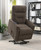 Brown Power Lift Recliner With Storage Pocket Brown