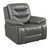 Charcoal Flamenco Tufted Upholstered Power Recliner Charcoal