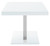 Brooklyn Rectangular Dining Table Pearl Silver