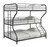 Garner Triple Full/twin Over Full Bunk Bed With Ladder Gray