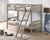 Ryder Twin Over Twin Bunk Bed Gray