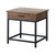 Square 1-drawer End Table Brown