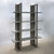 Bookcase With 4 Full-length Shelves Light Gray