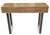 Draco Console Table with Hand Carved Drawers Natural