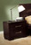 Jessica Cappuccino Two-Drawer Nightstand