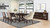 Brockway 7 Piece Rectangular Dining Room Set Brown