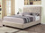 Chloe Upholstered Bed Beige Cal King Bed