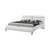 Jeremaine Upholstered Bed White Cal King Bed