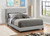 Dorian Upholstered Bed Grey Cal King Bed