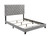 Warner Collection Light Grey Queen Bed