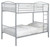 Anson Twin Over Twin Bunk Bed With Ladder White