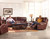 Wembley Power Headrest Power Lay Flat Reclining Sofa Walnut