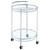 Chrissy Serving Cart Pearl Silver
