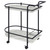 Desiree 2-tier Bar Cart with Casters Black