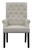 Coaster Arm Chair White